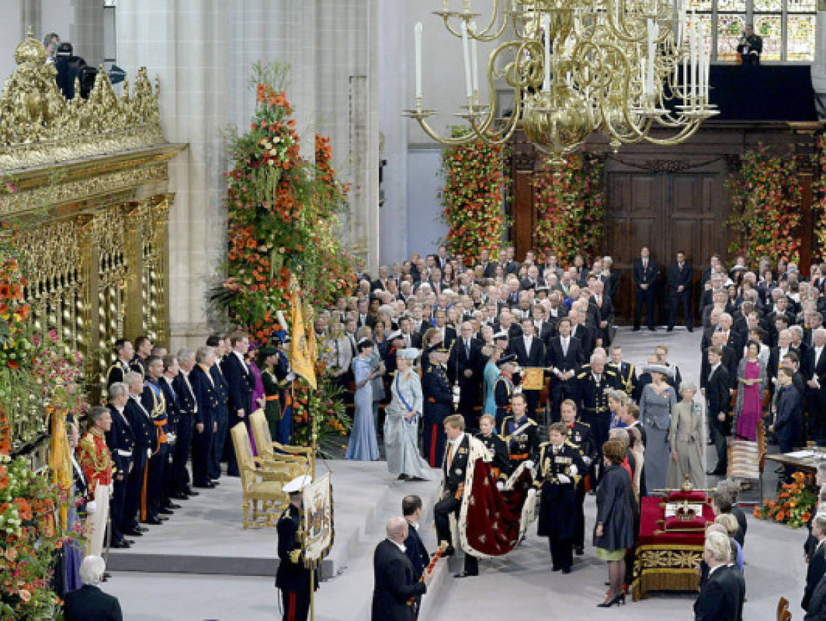 Guillermo-Alejandro y Máxima ya son los reyes de Holanda