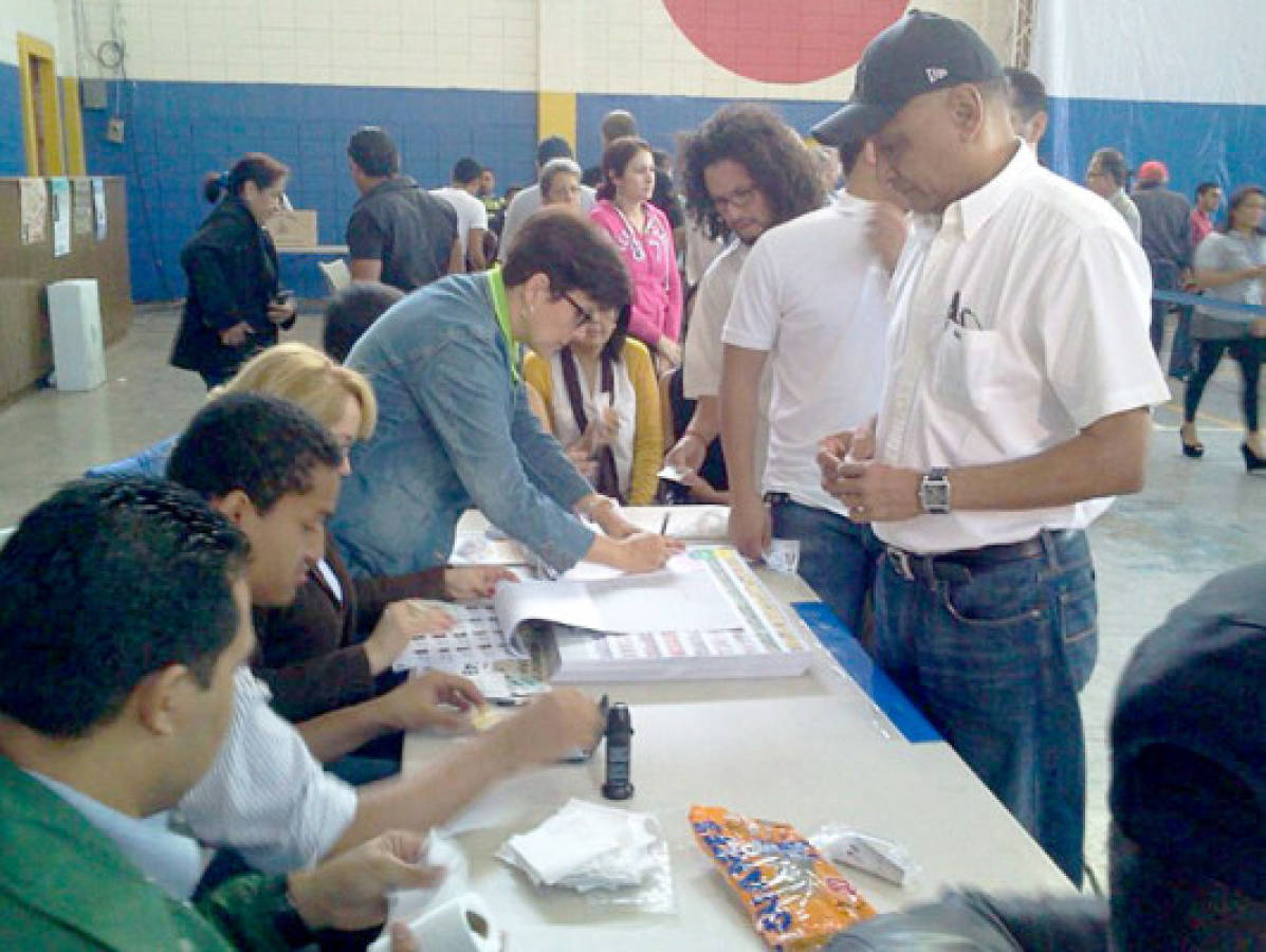 Ambiente electoral en la capital de Honduras