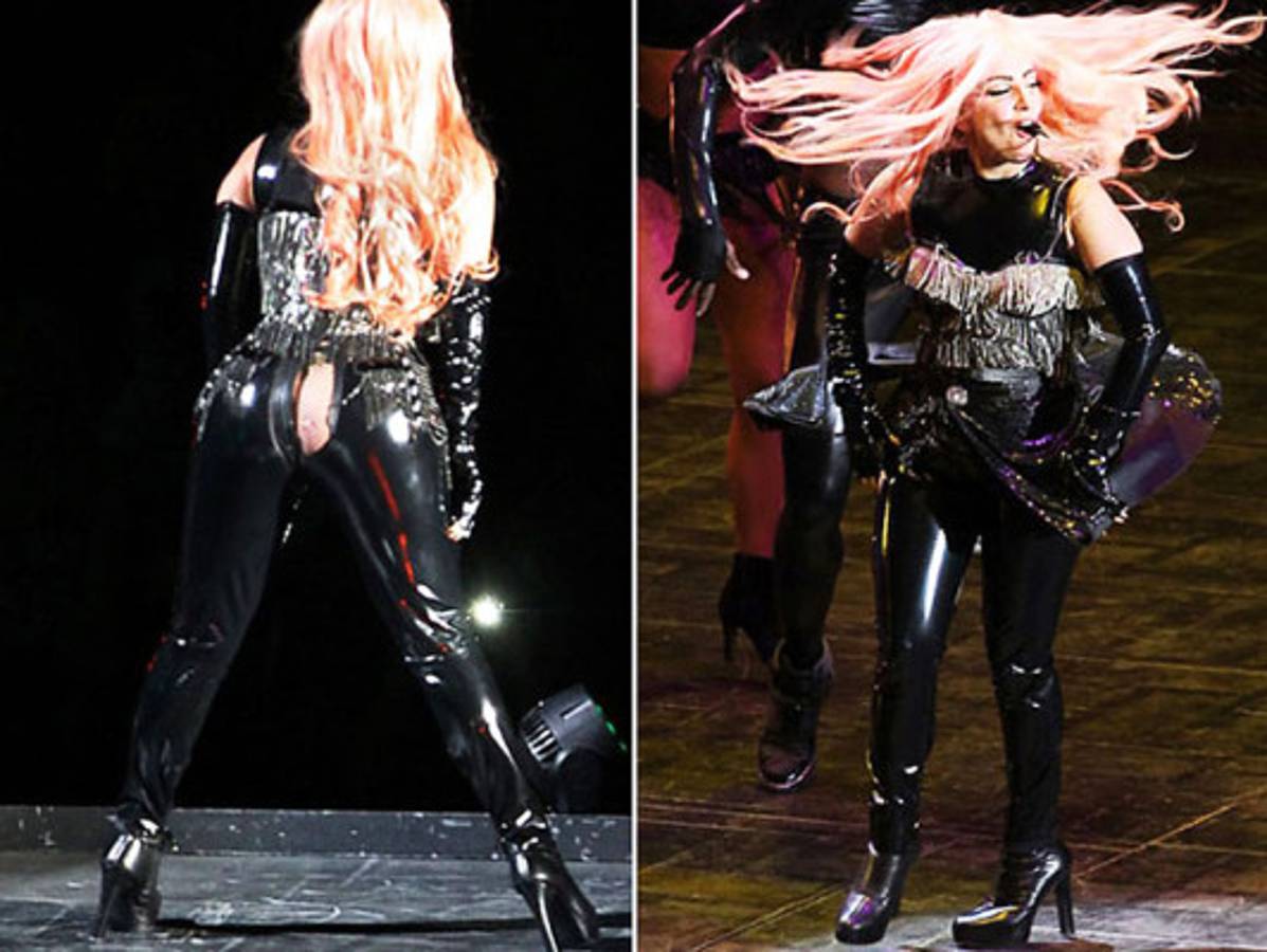 FOTOS: Lady Gaga enseña su trasero durante concierto en Vancouver