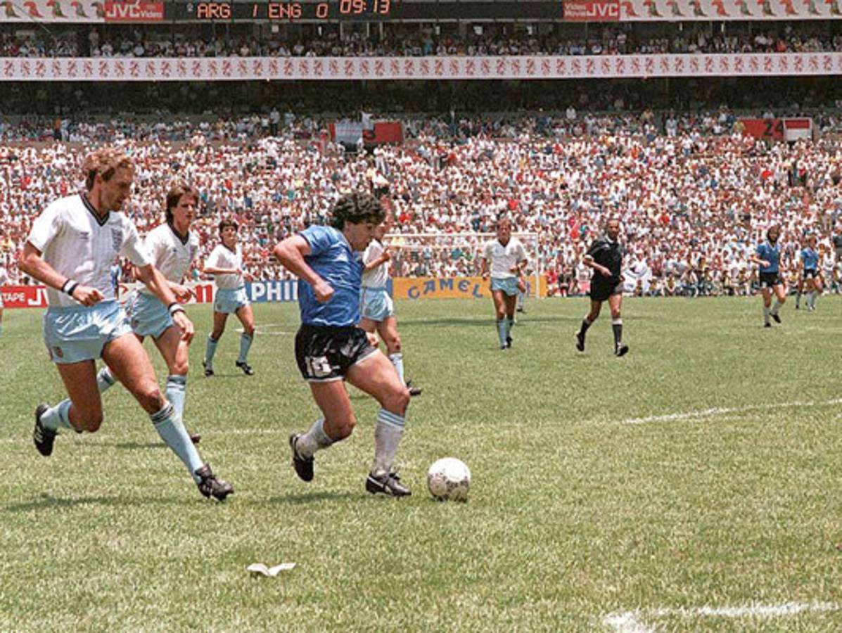 El video inédito del golazo de Maradona a Inglaterra