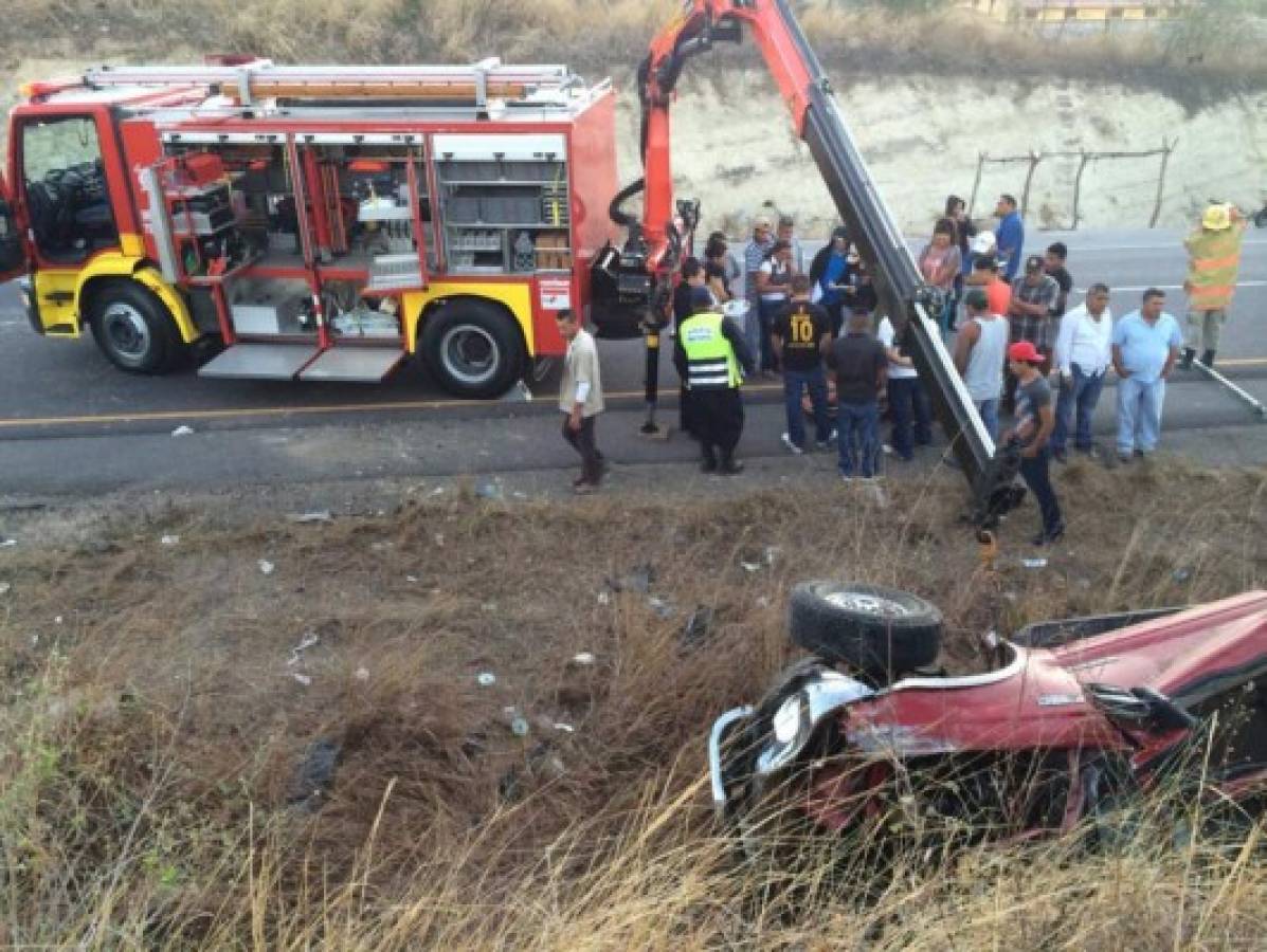 Dos muertos en accidente en carretera al norte de Honduras