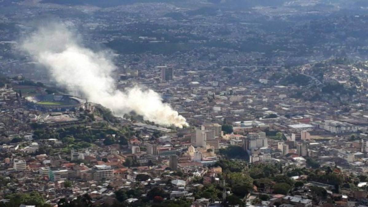 Las imágenes que dejó el incendio en los mercados de Comayagüela