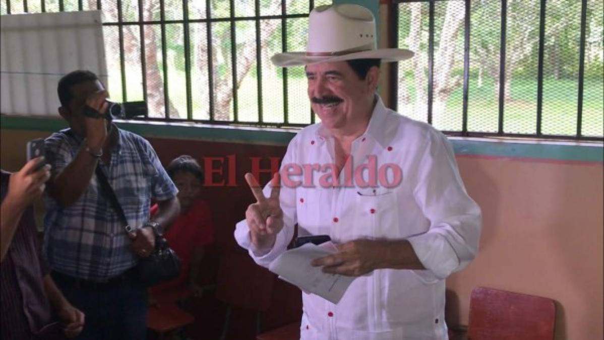 FOTOS: Así votaron las figuras políticas en distintos puntos de Honduras