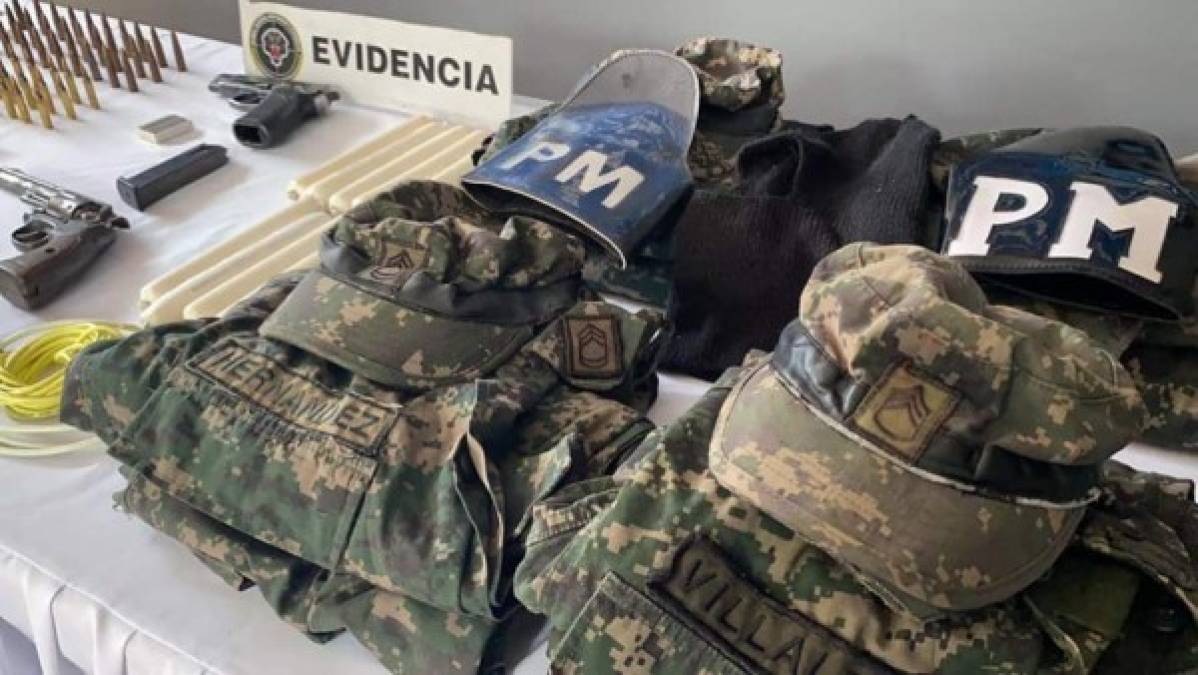 Explosivos, armas, dinero y drogas: decomisos a pandilleros en SPS (FOTOS)