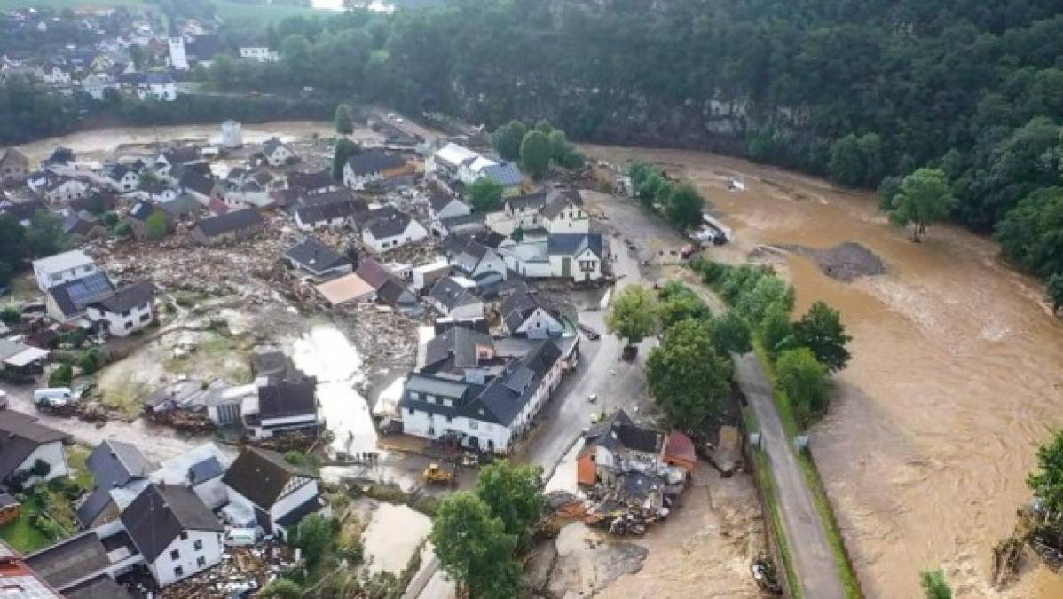 Impactantes imágenes de las catastróficas inundaciones en Alemania