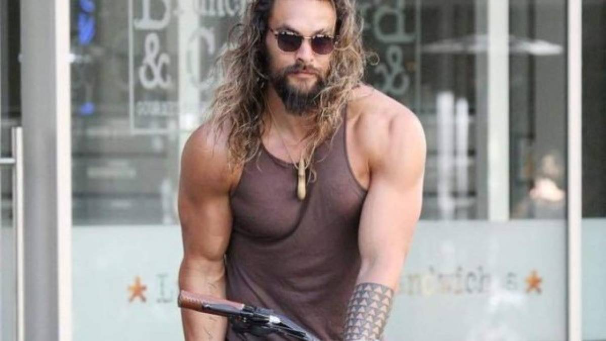 Jason Momoa, el guapo intérprete de Khal Drogo en la serie Games of Thrones