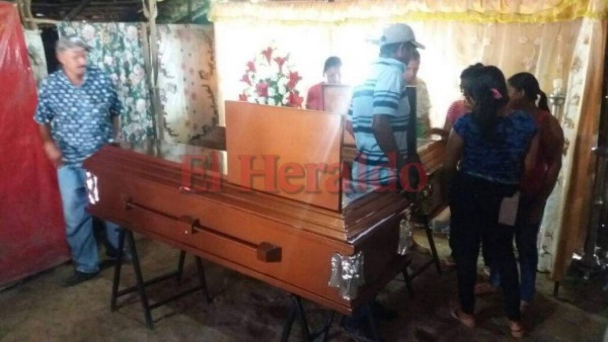 Así fue el último adiós a esposos que murieron soterrados en aldea El Guanacaste, Nacaome