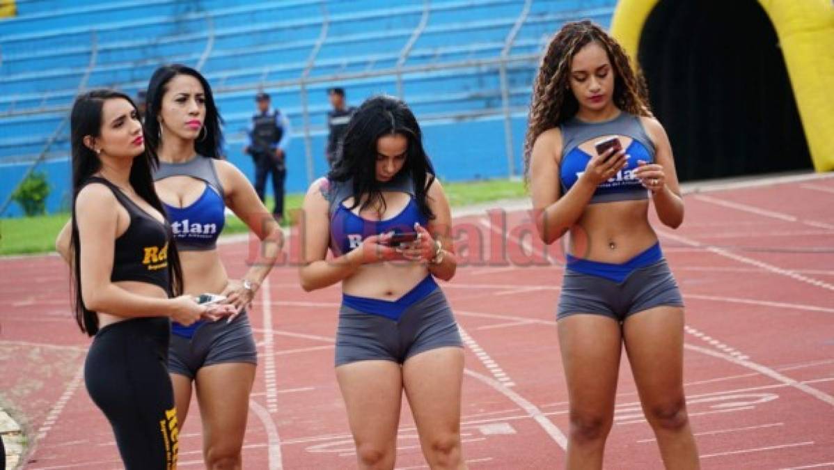 Guapas hondureñas invaden el estadio Olímpico en la final Real España vs Motagua