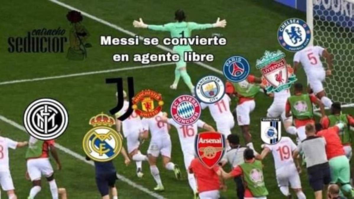 La salida de Messi del Barcelona provocó estos divertidos memes en las redes sociales