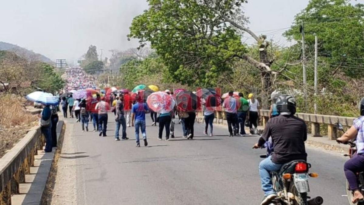 Las primeras imágenes de las protestas a nivel nacional