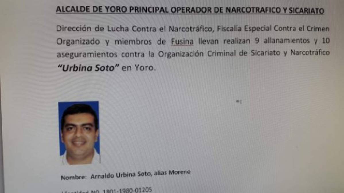 Alcalde de Yoro ya fue presentado ante juez y se declara inocente