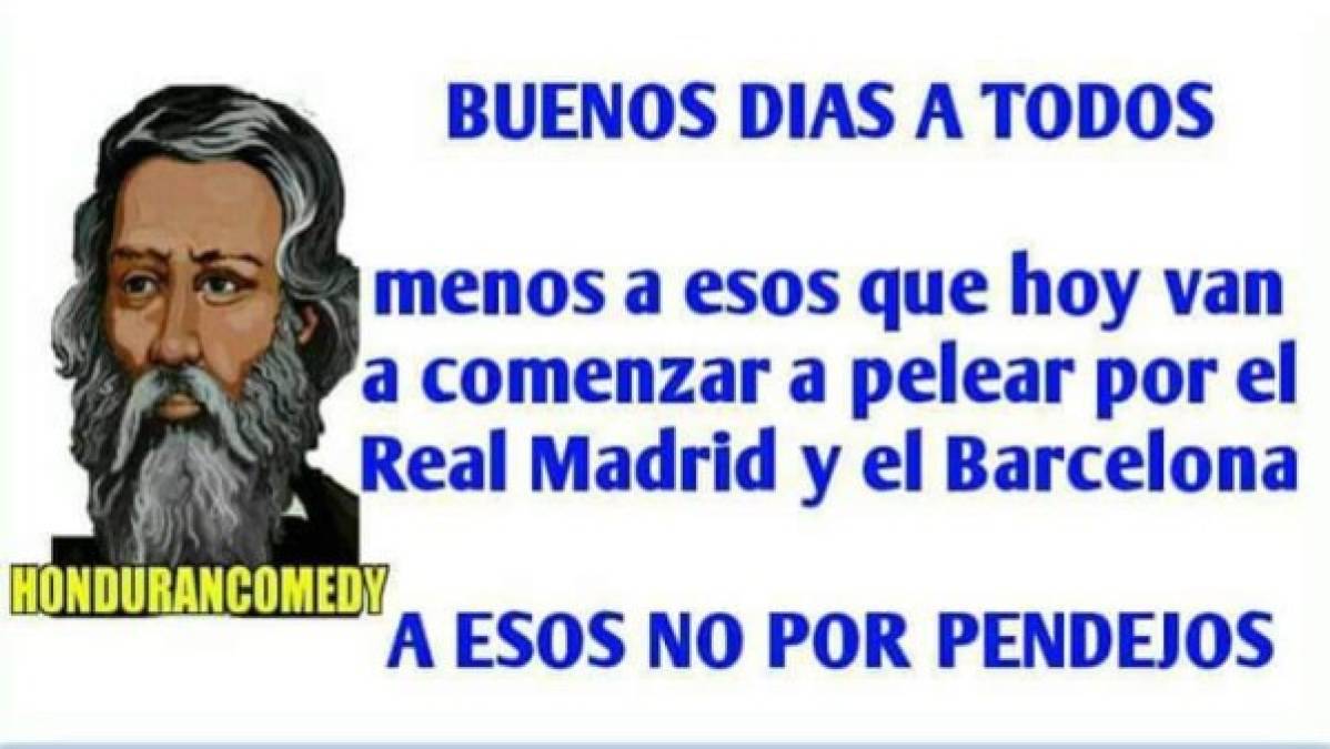 Real Madrid-Barcelona: el juego aún no inicia y ya aparecen los famosos memes