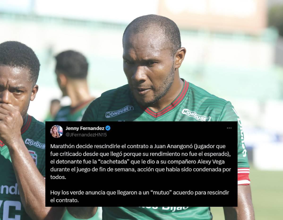 Reacción de la prensa tras polémica salida de Anangonó del Marathón: Hicieron lo correcto