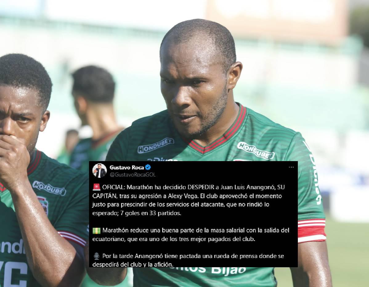 Reacción de la prensa tras polémica salida de Anangonó del Marathón: Hicieron lo correcto