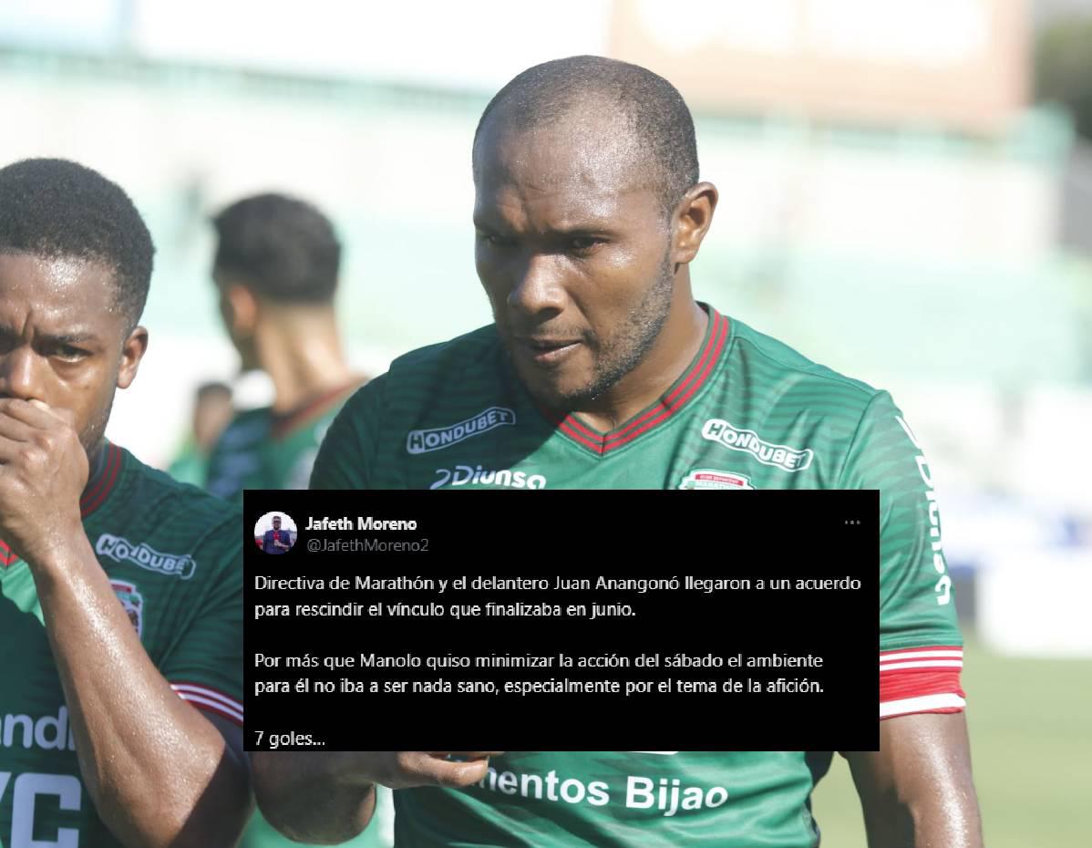 Reacción de la prensa tras polémica salida de Anangonó del Marathón: Hicieron lo correcto