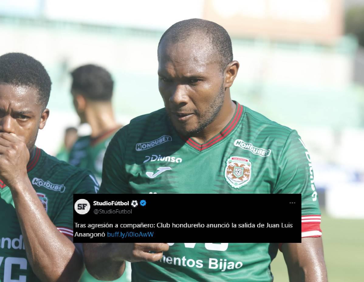 Reacción de la prensa tras polémica salida de Anangonó del Marathón: Hicieron lo correcto