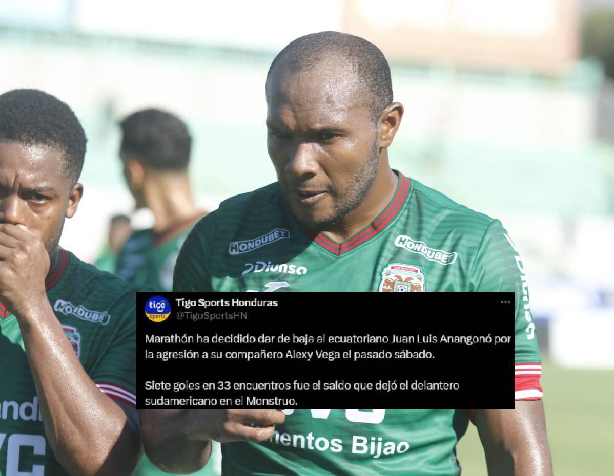 Reacción de la prensa tras polémica salida de Anangonó del Marathón: Hicieron lo correcto