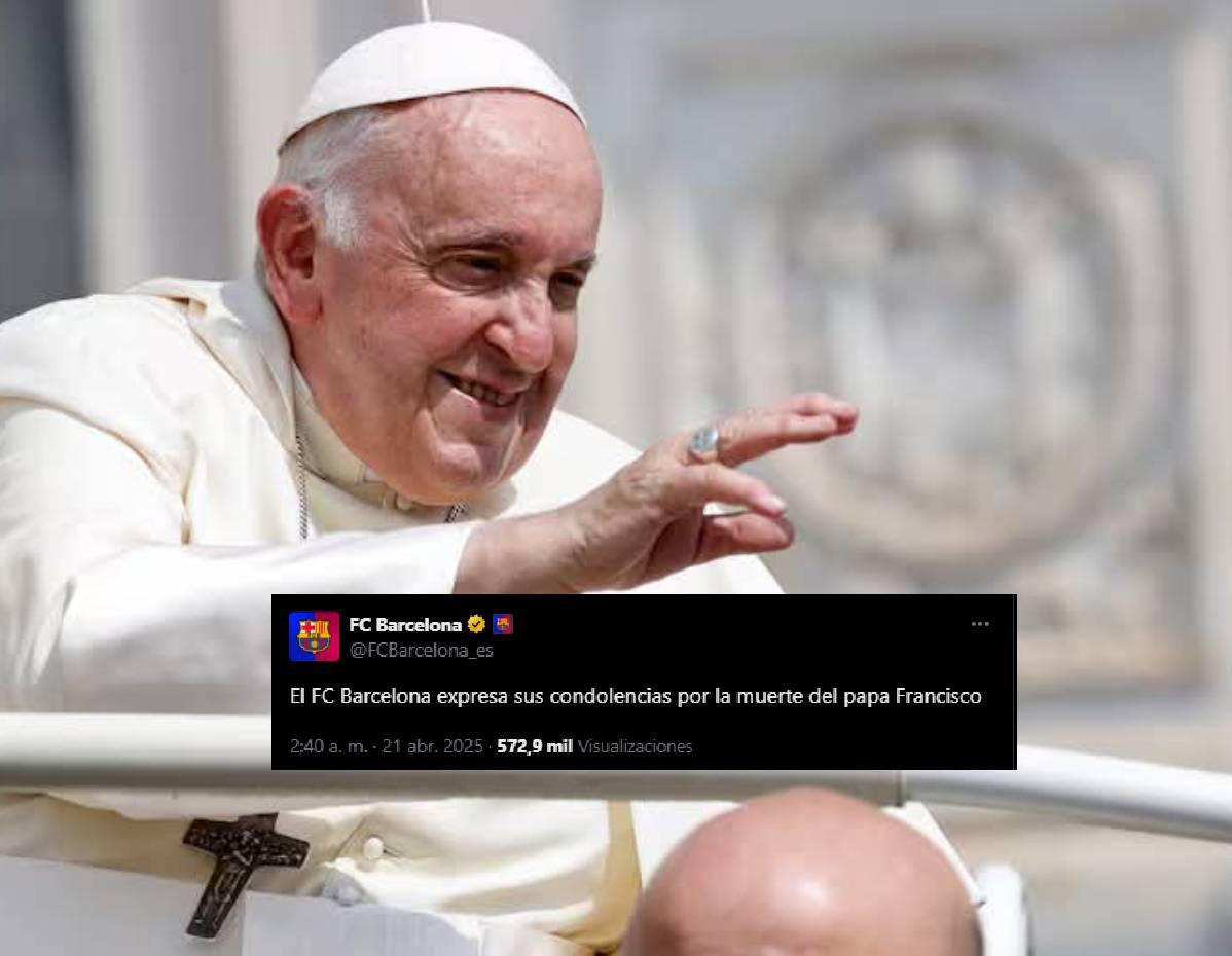 Messi y el mundo del fútbol lamentan muerte del Papa Francisco: Te vamos a extrañar Messi y el mundo del fútbol lamentan muerte del Papa Francisco: Te vamos a extrañar
