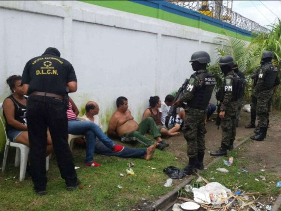 Operación Morazán: Diez personas detenidas en Puerto Cortés por tráfico de drogas