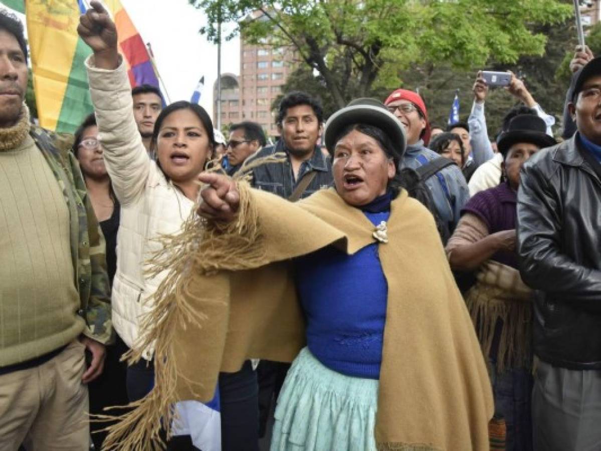 Sindicatos oficialistas se movilizan en apoyo a la reelección de Evo Morales
