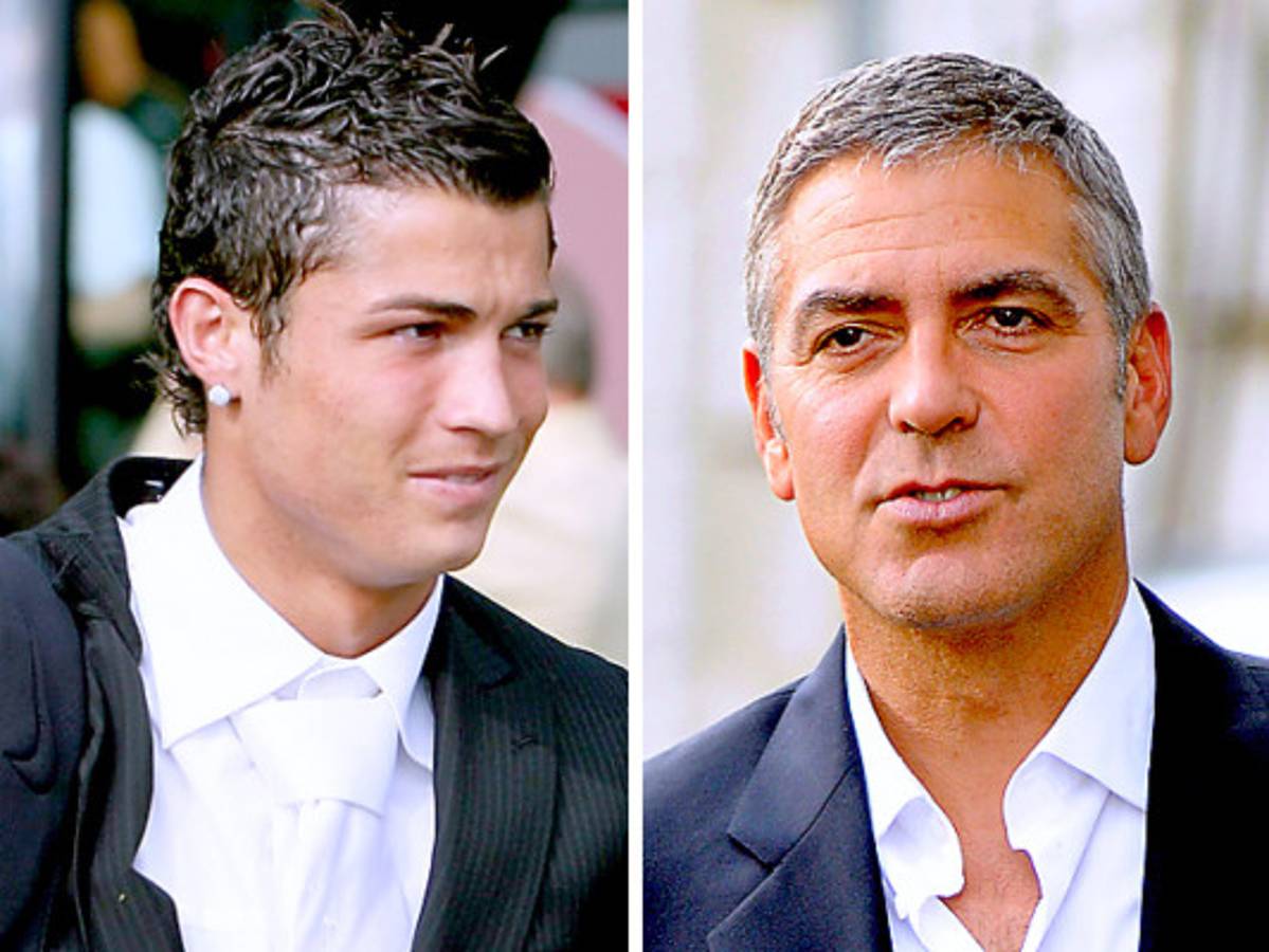 Ronaldo y Clooney, testigos de Berlusconi