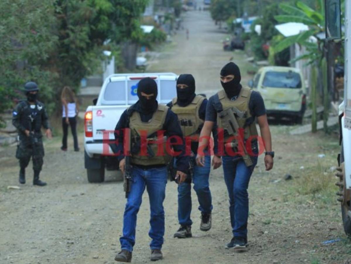 Los operativos son ejecutados en diferentes puntos de Amarateca. Fotos: A. Pérez-M. Salgado/EL HERALDO