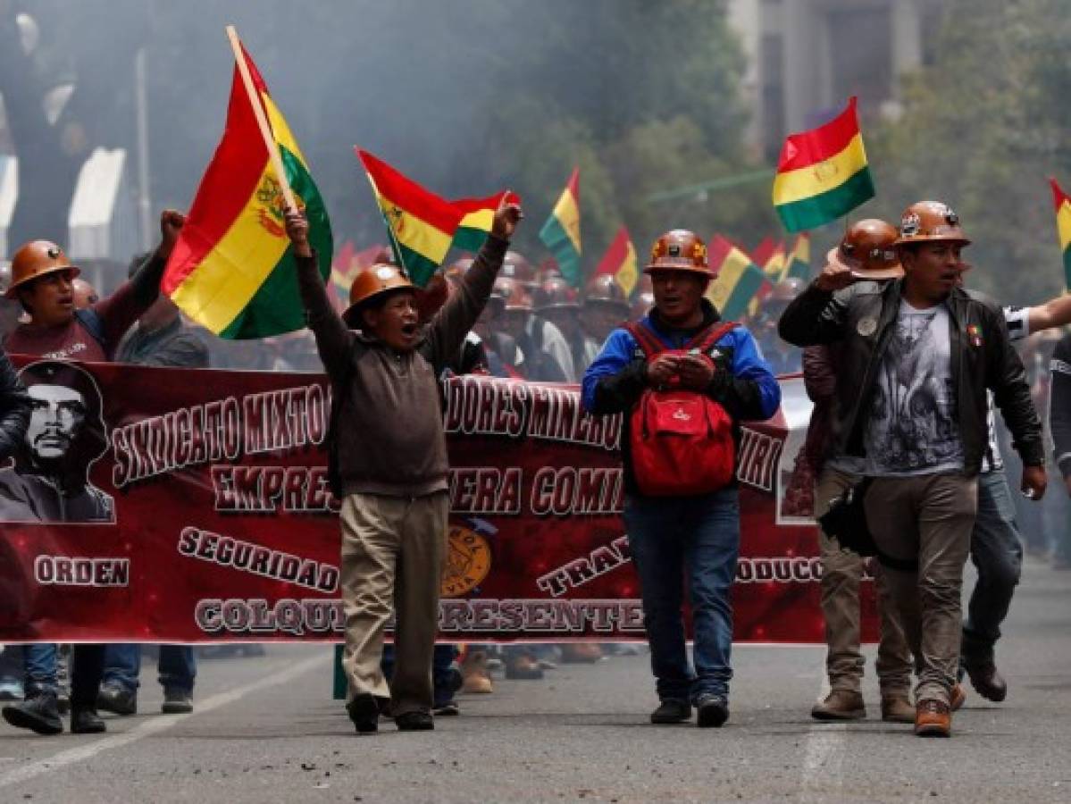 Segunda semana de protesta contra Evo Morales