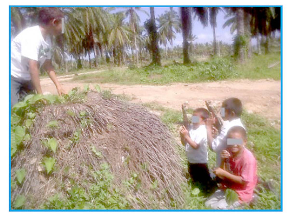 Niños del Bajo Aguán dibujan muerte y desalojos