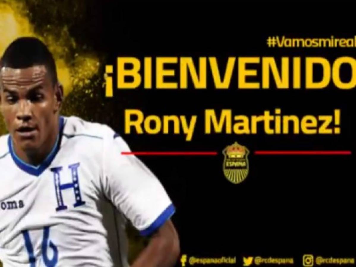 VÍDEO: Así fue la original forma de presentar al delantero Rony Martínez en el Real España