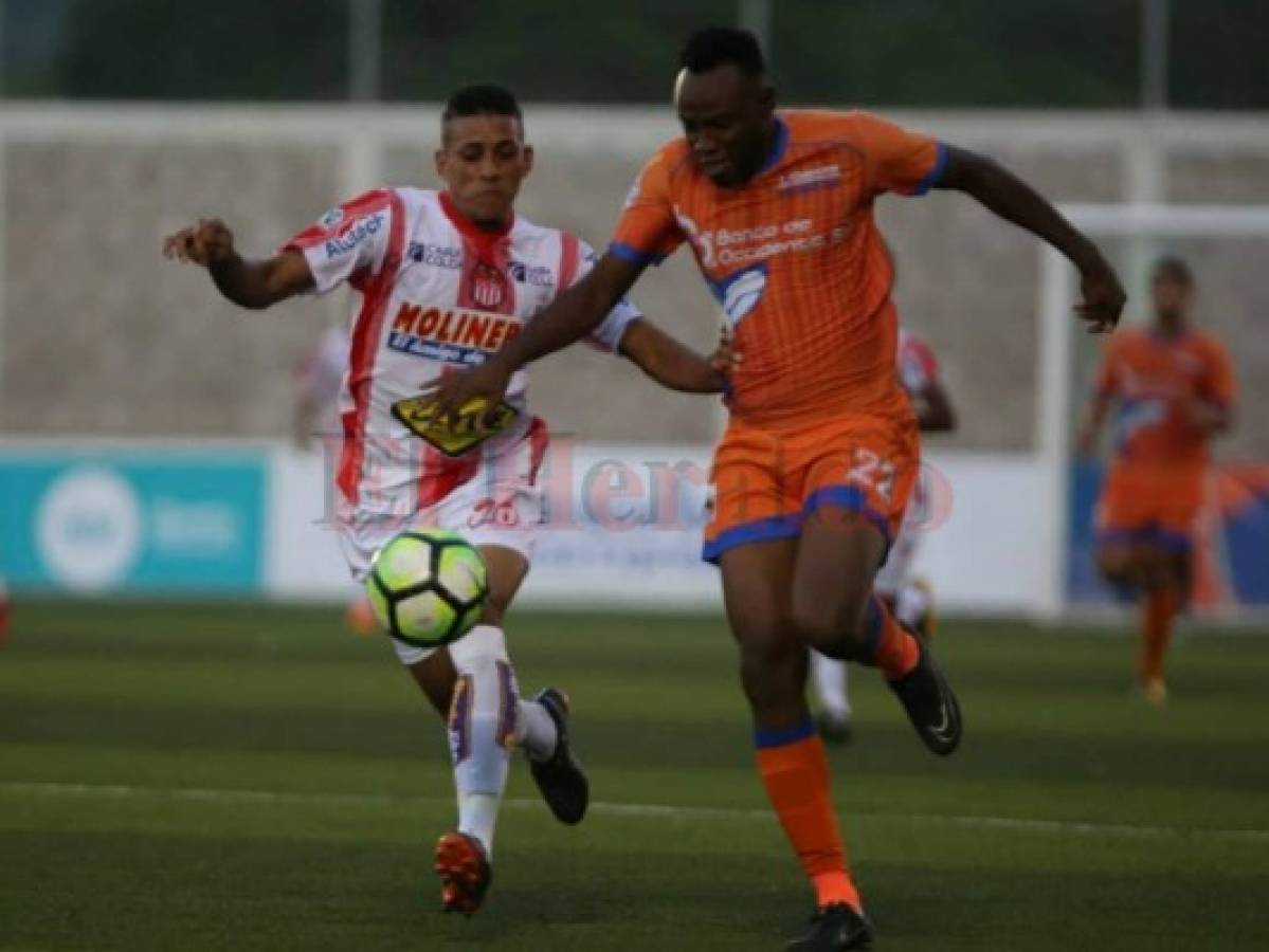 Lobos UPNFM y Vida empatan 1-1 por la fecha 5 de LNP en el Estadio Emilio Williams