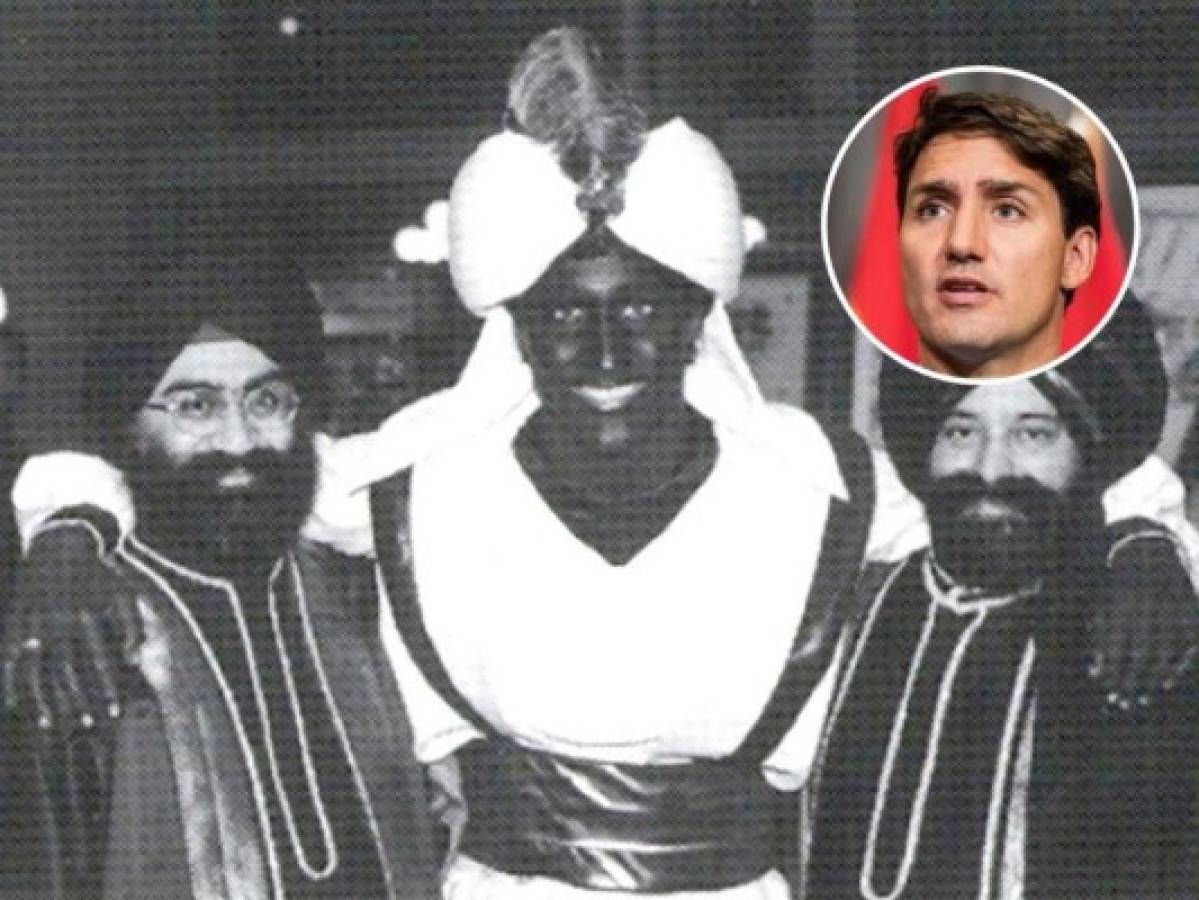 Canadá: Escándalo por fotos de primer ministro Trudeau con cara pintada