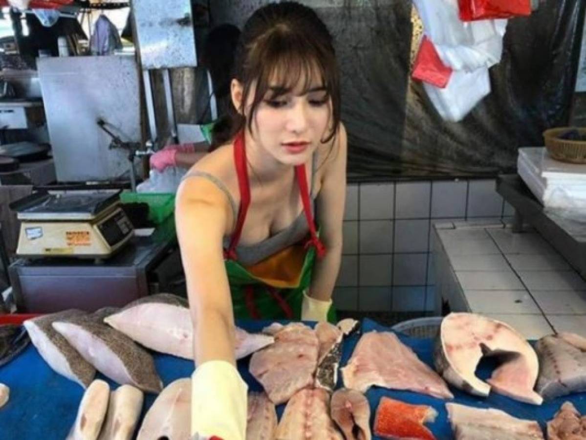 Liu Pengpeng, la elegante vendedora de pescados que saltó al estrellato en Taiwán