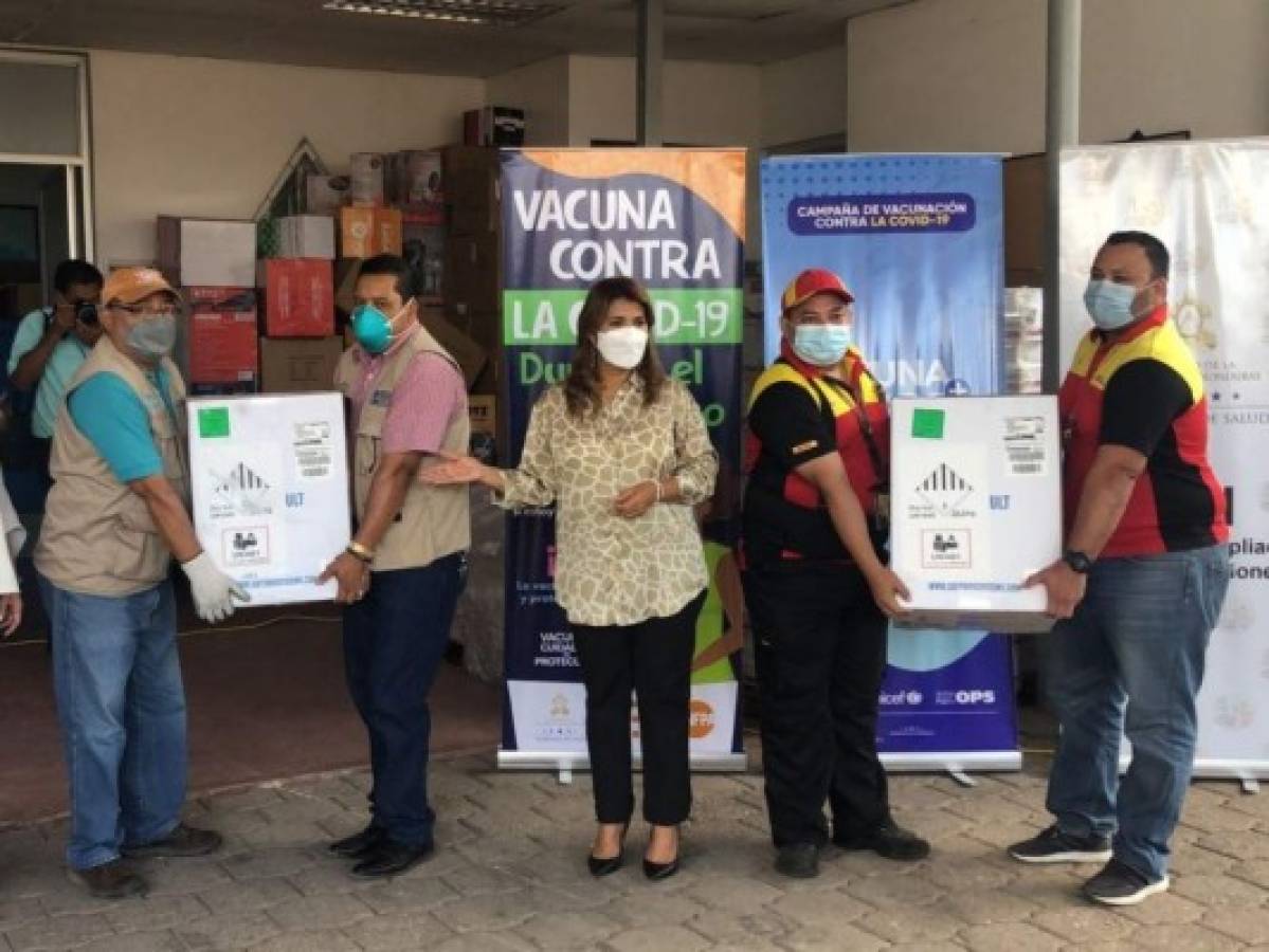 Honduras recibe 105,300 nuevas vacunas de Pfizer contra el covid-19