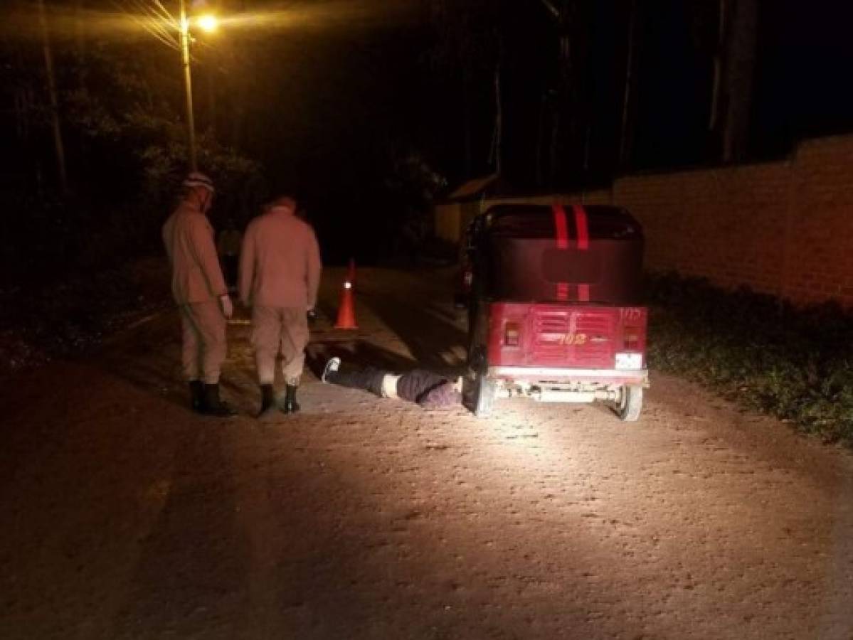 Matan a conductor de mototaxi en Valle de Ángeles