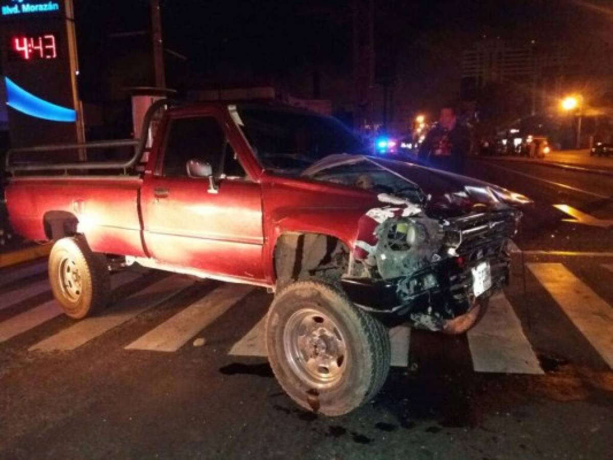 Tegucigalpa: Accidente vial en bulevar Morazán deja una persona muerta
