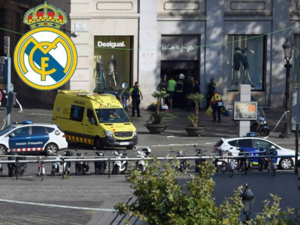 Real Madrid emite comunicado oficial tras atentado terrorista en Barcelona