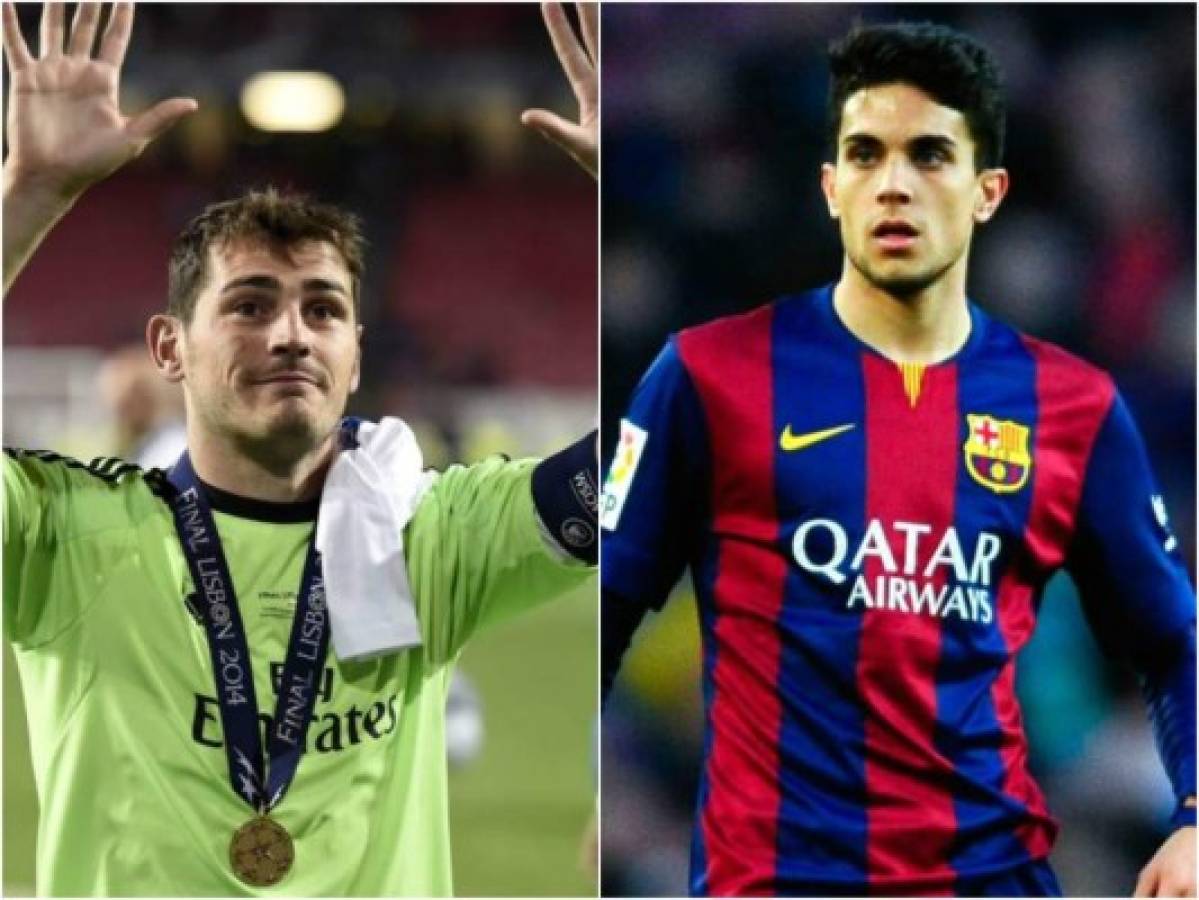 Iker Casillas se burla de Marc Bartra en una transmisión en vivo a través de Instagram