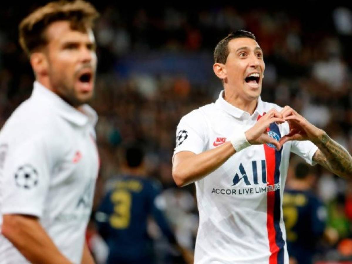 PSG aplasta 3-0 al Real Madrid con doblete de Di María en Champions League