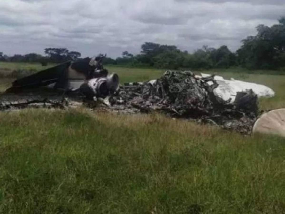Dos mexicanos mueren en accidente de avioneta con cocaína en Guatemala