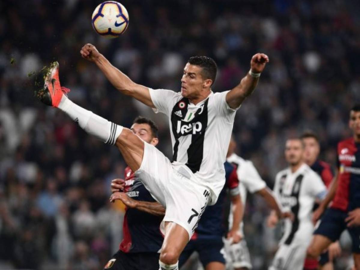 Juventus pierde sus primeros puntos pese a gol de Cristiano Ronaldo 