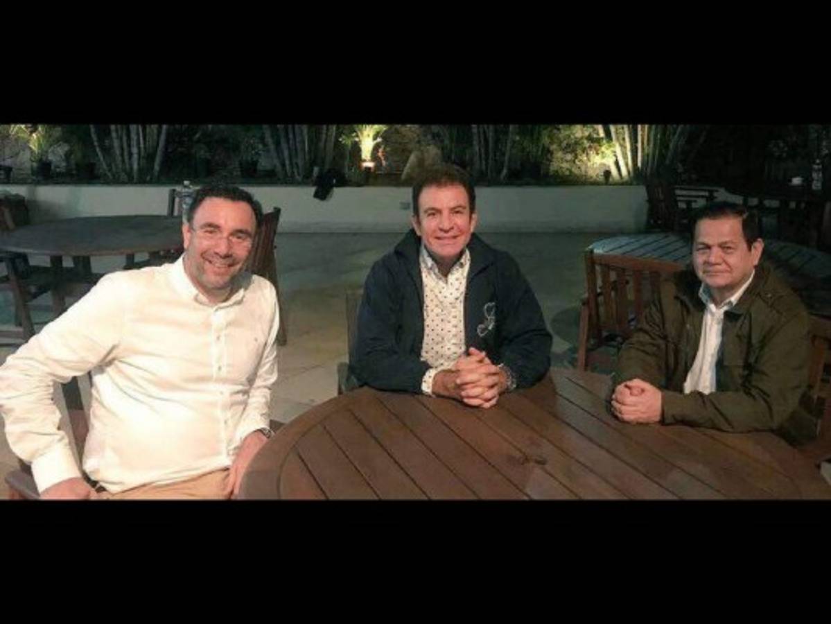 Nasralla y Luis Zeaya buscan convencer a Romeo Vásquez y Mario Villafranca