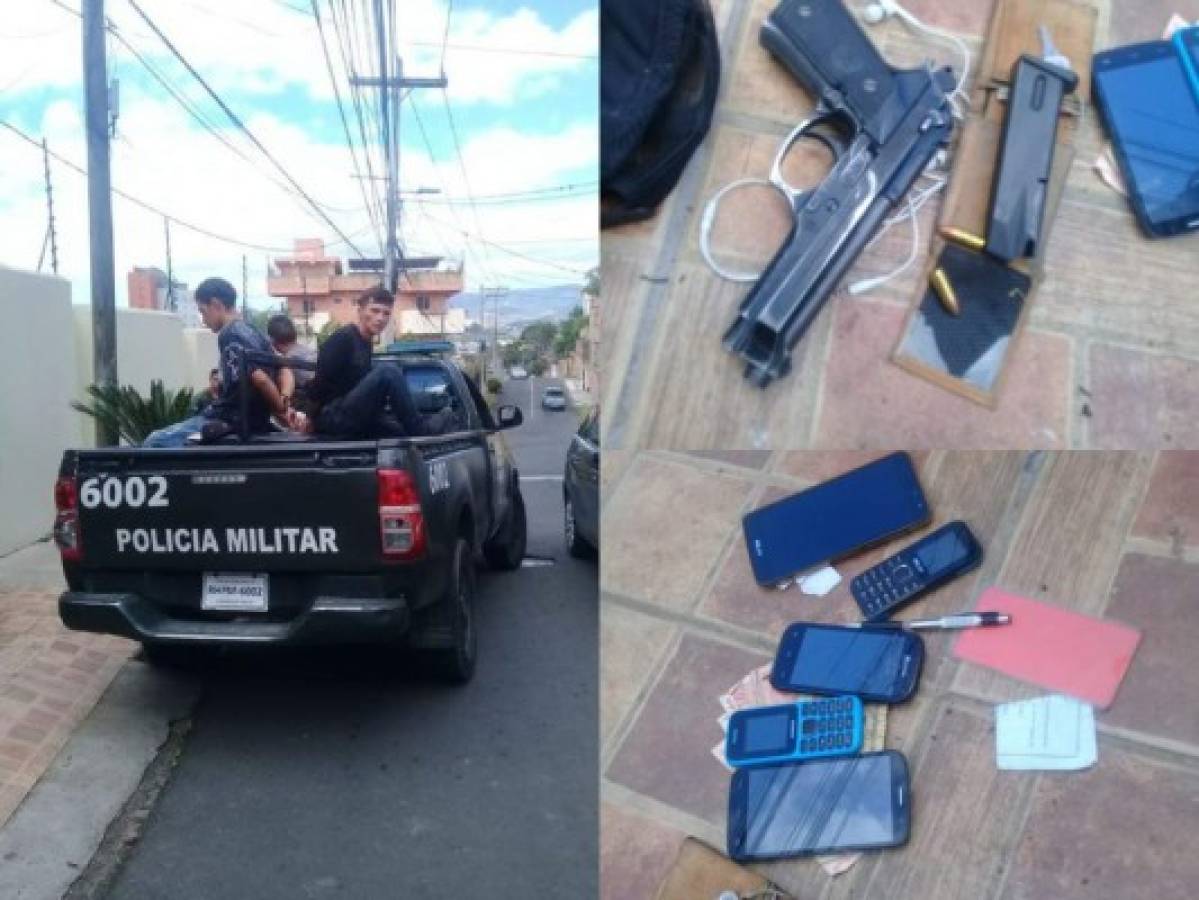 Capturan a policía hondureño vinculado en asalto perpetrado en la colonia Miramontes
