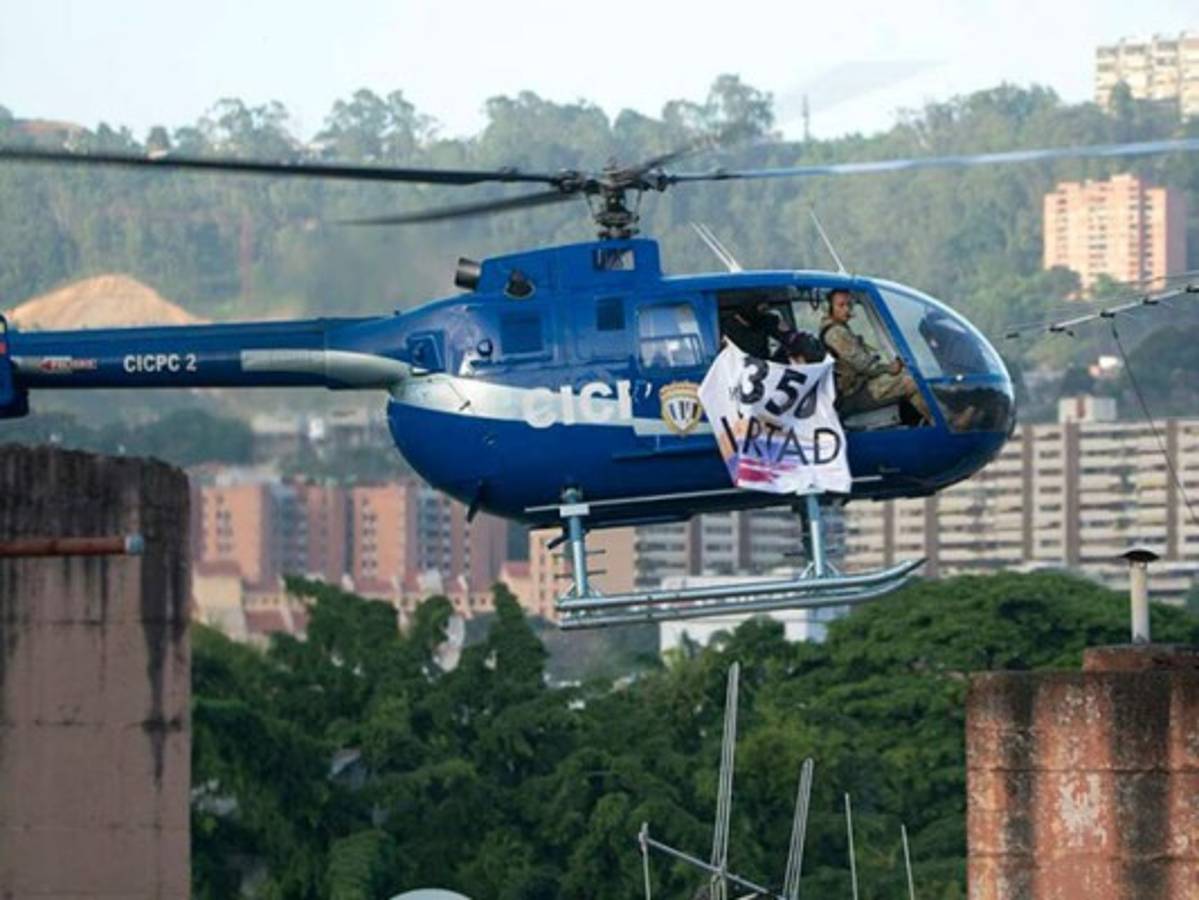 Maduro: helicóptero disparó contra Tribunal en Venezuela
