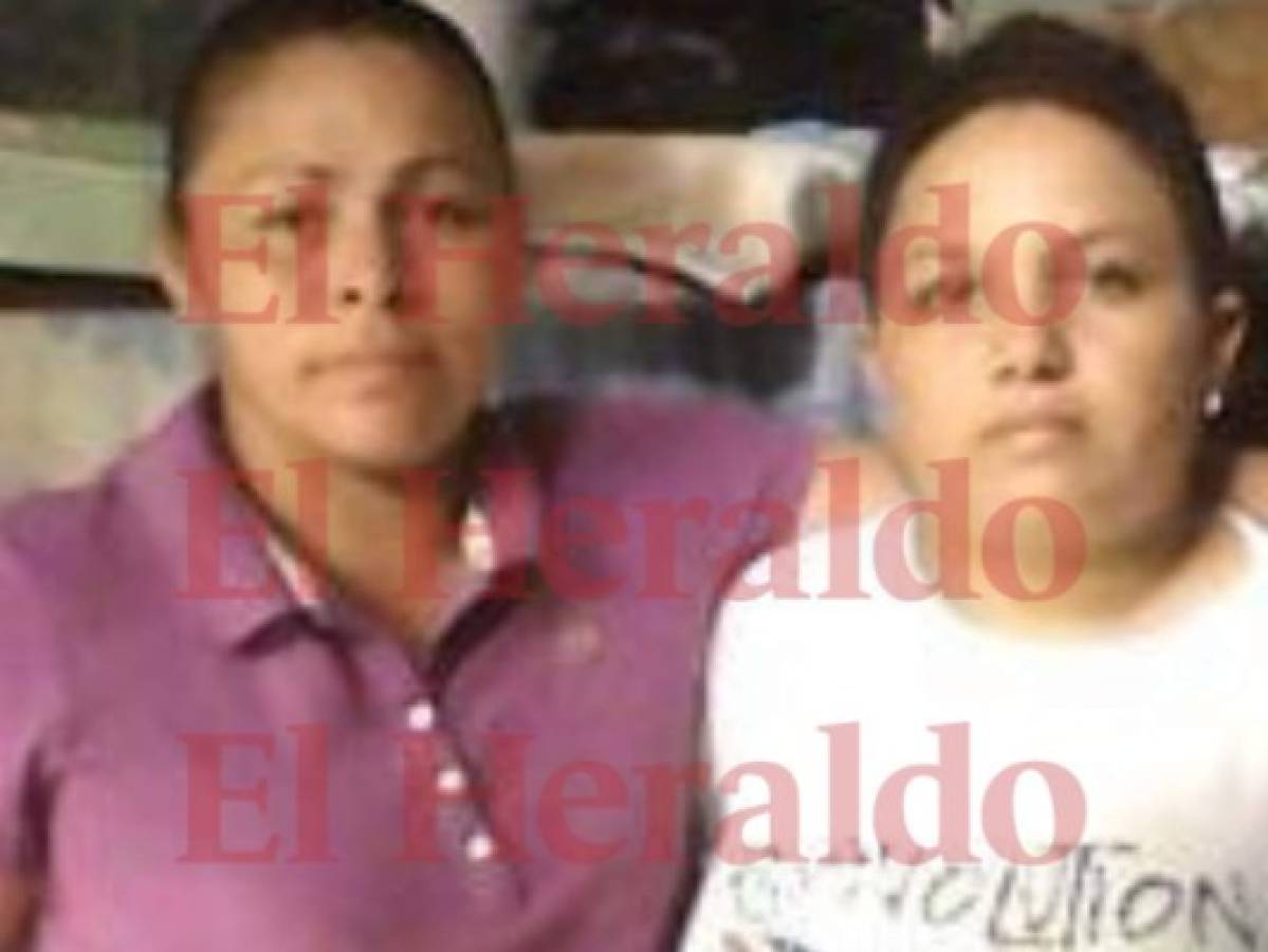 Ellas fueron las dos mujeres asesinadas en el interior de la vivienda en Nacaome, Valle. Foto EL HERALDO