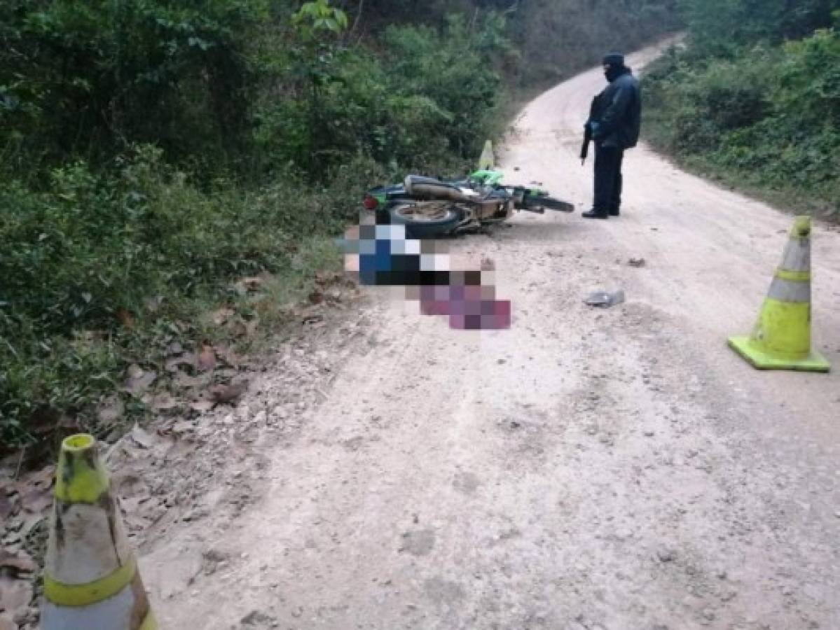 Joven muere al despistarse en su motocicleta en Danlí