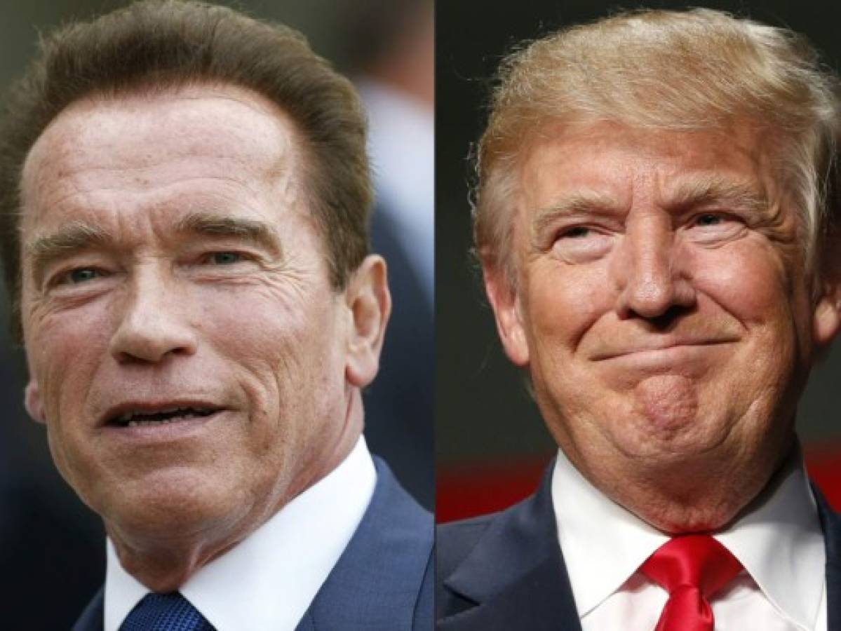 Donald Trump reza... por el rating de Schwarzenegger