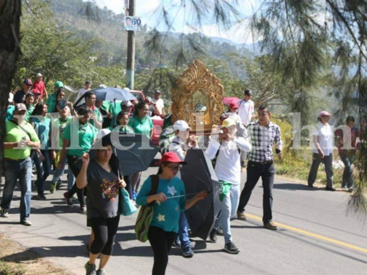 Honduras: Jóvenes emprenden una peregrinación desde El Hatillo hasta la Basílica de Suyapa