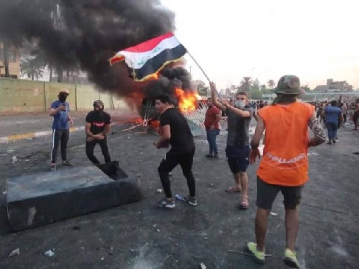 Al menos 13 heridos en nueva jornada de protestas en Irak