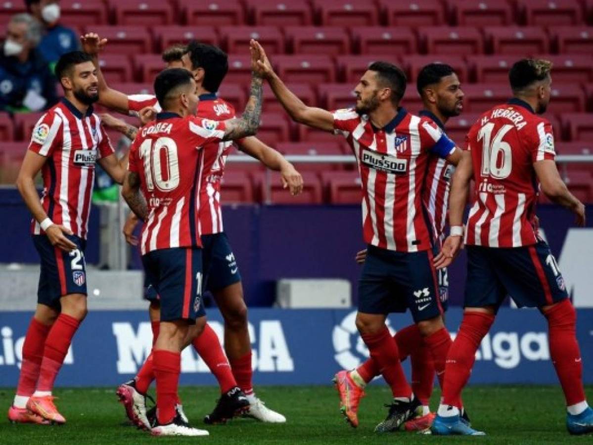Atlético de Madrid propina goleada 5-0 al Eibar y sigue de líder en La Liga