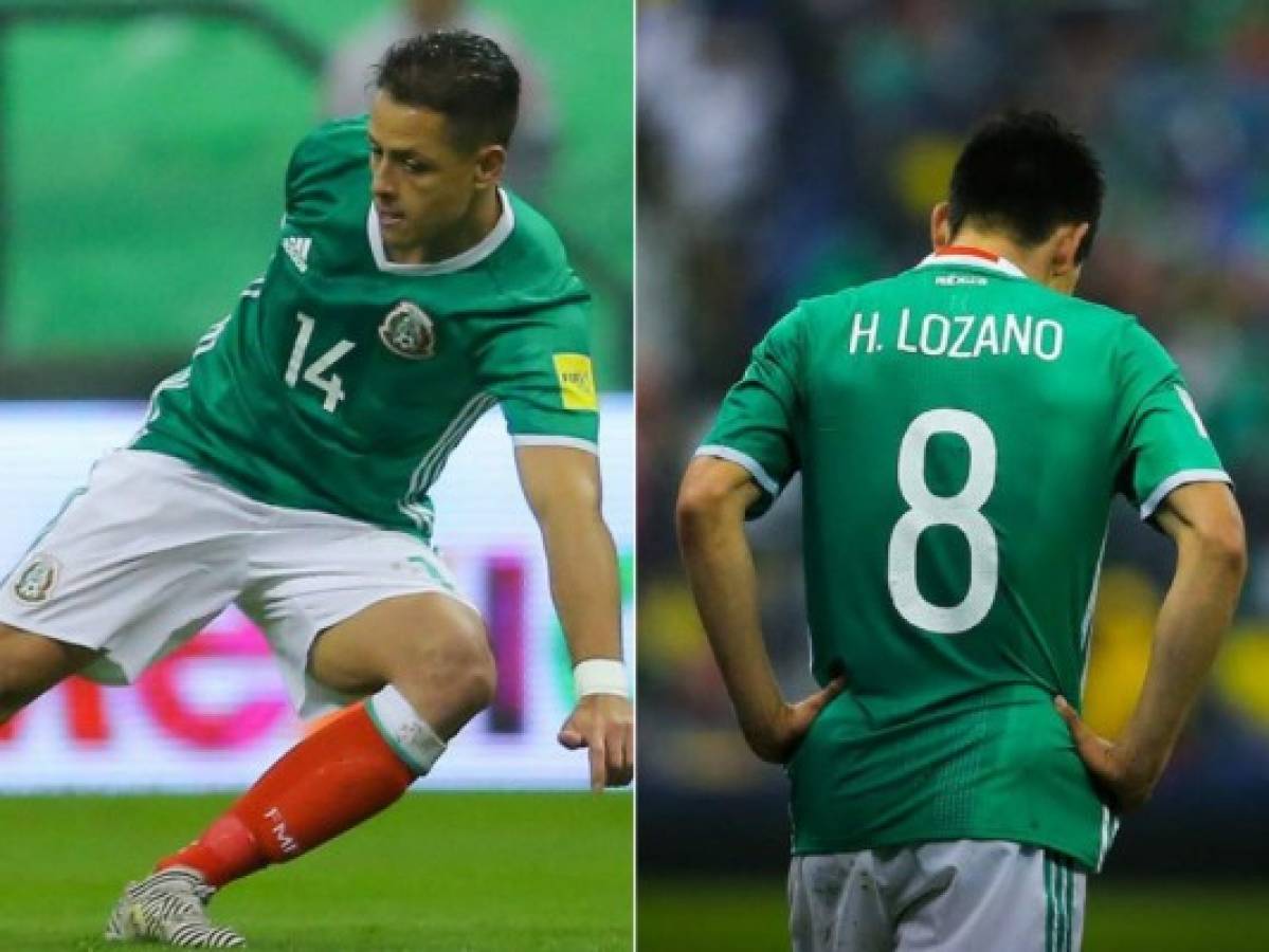 Oficial: Chicharito Hernández e Hirving Lozano son bajas en México ante Honduras